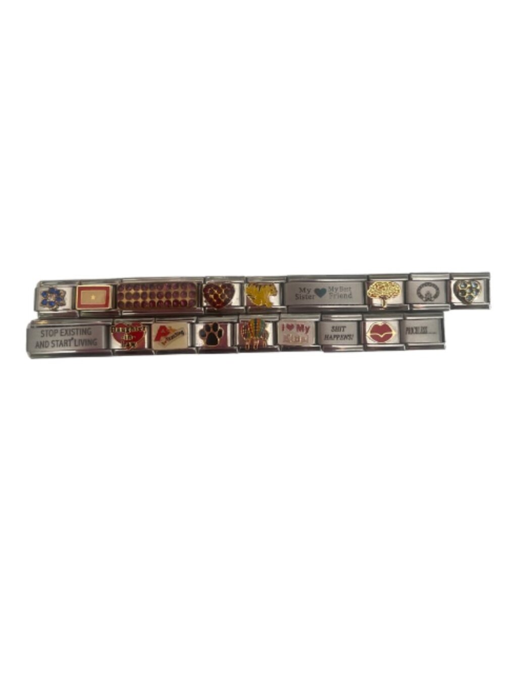 Vintage Italian Charm Bracelet My Sister My Best Friend